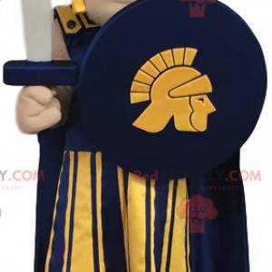 Romeinse krijger mascotte. Romeins krijger kostuum -